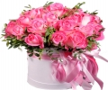 FLOWERS BOX PINK ROSES